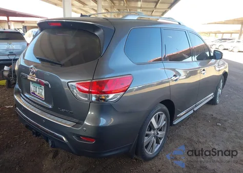 2015 Nissan Pathfinder Platinum from USA, damaged, VIN 5N1AR2MN0FC720722
